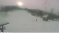 Dolní část sjezdovky