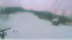 Dolní část sjezdovky