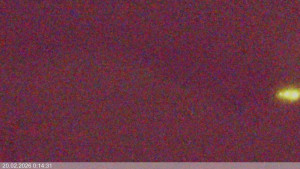 Ski areál Razula - Dolní část sjezdovky - 20.2.2026 v 00:15 Ski areál Razula - Dolní část sjezdovky - 20.2.2026 v 00:15