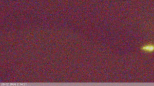 Ski areál Razula - Dolní část sjezdovky - 20.2.2026 v 02:15 Ski areál Razula - Dolní část sjezdovky - 20.2.2026 v 02:15