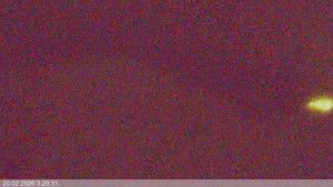 Ski areál Razula - Dolní část sjezdovky - 20.2.2026 v 03:30 Ski areál Razula - Dolní část sjezdovky - 20.2.2026 v 03:30