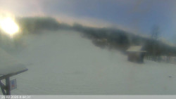 Dolní část sjezdovky