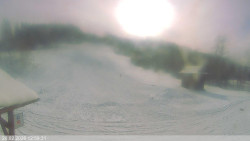 Dolní část sjezdovky