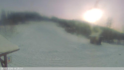 Dolní část sjezdovky