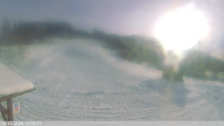 Dolní část sjezdovky