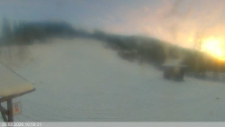 Dolní část sjezdovky