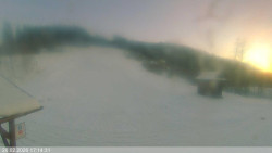 Dolní část sjezdovky