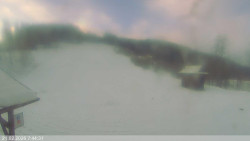 Dolní část sjezdovky