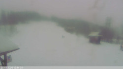 Dolní část sjezdovky