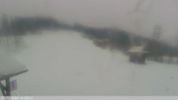 Dolní část sjezdovky