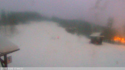 Dolní část sjezdovky