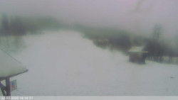 Dolní část sjezdovky