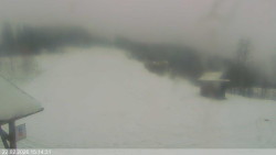 Dolní část sjezdovky