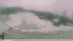 Dolní část sjezdovky