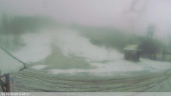 Dolní část sjezdovky