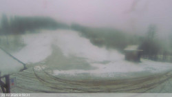 Dolní část sjezdovky