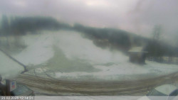 Dolní část sjezdovky