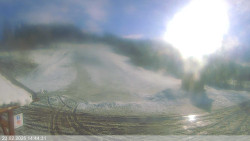 Dolní část sjezdovky