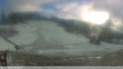 Dolní část sjezdovky