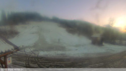 Dolní část sjezdovky