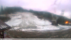 Dolní část sjezdovky