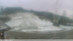 Dolní část sjezdovky