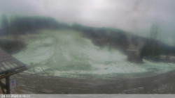 Dolní část sjezdovky