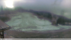 Dolní část sjezdovky