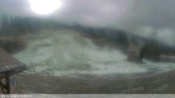 Dolní část sjezdovky