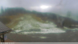 Dolní část sjezdovky