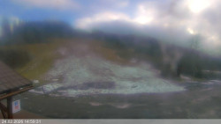 Dolní část sjezdovky