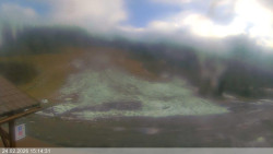 Dolní část sjezdovky