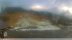 Dolní část sjezdovky