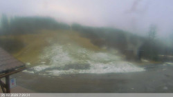 Dolní část sjezdovky