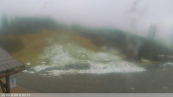 Dolní část sjezdovky