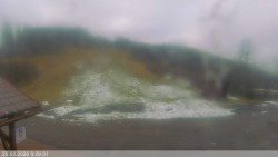 Dolní část sjezdovky