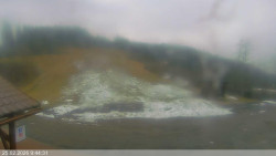 Dolní část sjezdovky