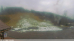 Dolní část sjezdovky