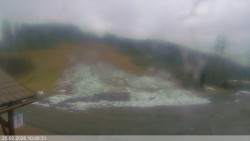 Dolní část sjezdovky