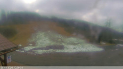 Dolní část sjezdovky