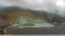 Dolní část sjezdovky