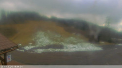 Dolní část sjezdovky