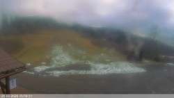 Dolní část sjezdovky