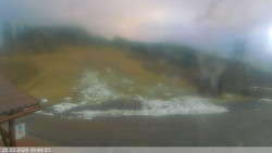 Dolní část sjezdovky