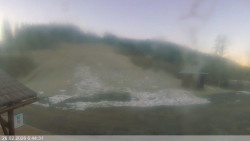 Dolní část sjezdovky