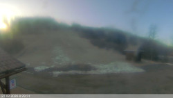 Dolní část sjezdovky