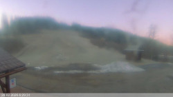 Dolní část sjezdovky