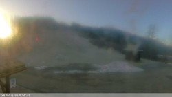 Dolní část sjezdovky