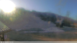 Dolní část sjezdovky