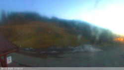 Dolní část sjezdovky